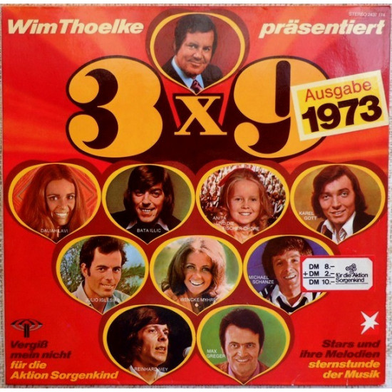 LP Wim Thoelke Präsentiert: 3x9 - Stars Und Ihre Melodien LP Wim Thoelke Präsentiert: 3x9 - Stars Und Ihre Melodien