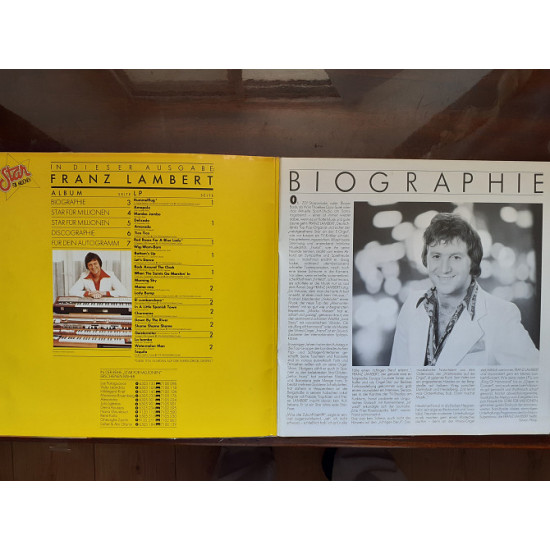 Vinyl record of LP Franz Lambert – Star Für Millionen Vinyl record of LP Franz Lambert – Star Für Millionen