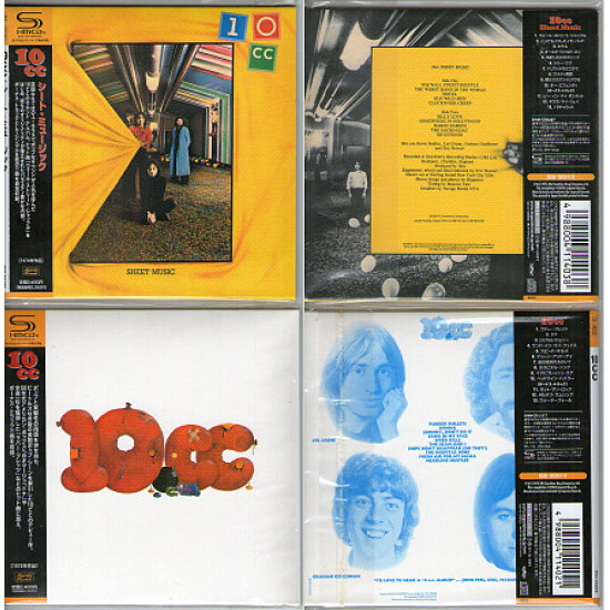 10 CC, 10CC, Japan, Paper Sleeve, SHM-CD, 9 девять альбомов 1973-83гг. (Imperial 2010, Mercury 2008) 10 CC, 10CC, Japan, Paper Sleeve, SHM-CD, 9 девять альбомов 1973-83гг. (Imperial 2010, Mercury 2008)