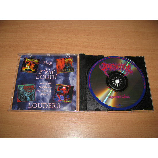 BENEDICTION - Organised Chaos (2001 Nuclear Blast 1st press) BENEDICTION - Organised Chaos (2001 Nuclear Blast 1st press)