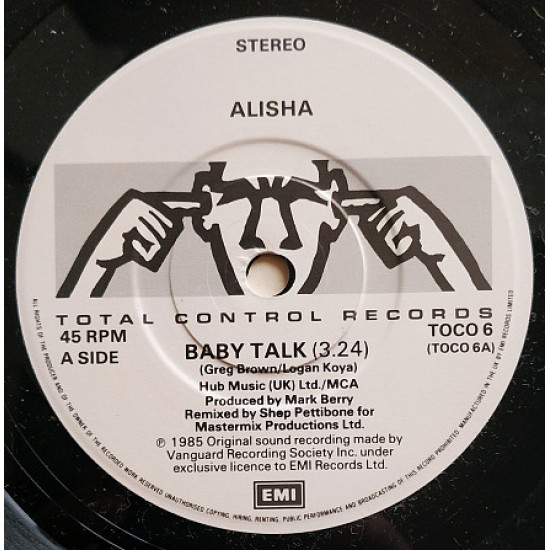 Alisha Baby Talk EMI 7 LP Record Vinyl single Алиша Энн Иткин Alisha Baby Talk EMI 7 LP Record Vinyl single Алиша Энн Иткин