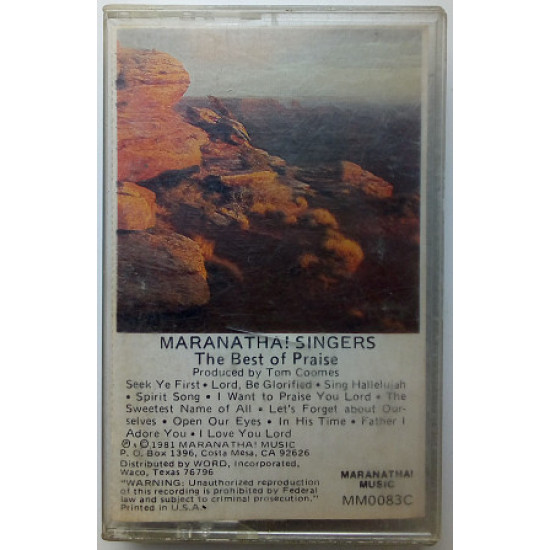 Maranatha Singers - The Best of Praise 1981 (Made in USA) Maranatha Singers - The Best of Praise 1981 (Made in USA)