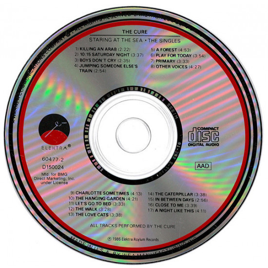 Cure, The – Staring At The Sea • The Singles ( 1986, USA ) Cure, The – Staring At The Sea • The Singles ( 1986, USA )