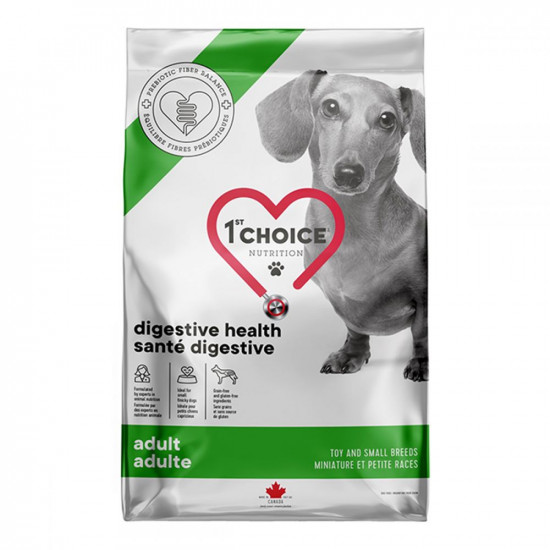 1st Choice Adult Digestive Health Toy and Small Dry Diet Food for Mini and Small Breeds 1st Choice Adult Digestive Health Toy and Small Dry Diet Food for Mini and Small Breeds