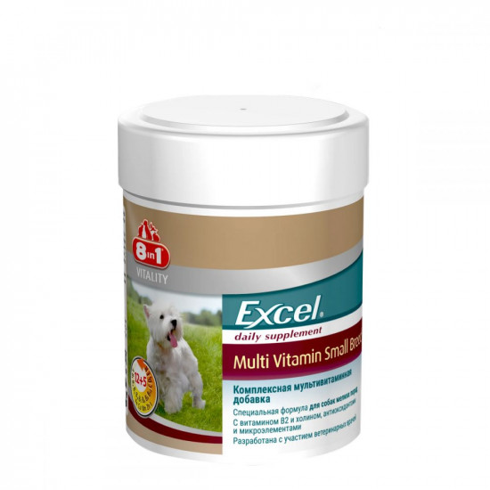 8in1 Excel Multi Vitamin Small Breed Multivitamin Supplement for Small Breed Dogs 8in1 Excel Multi Vitamin Small Breed Multivitamin Supplement for Small Breed Dogs