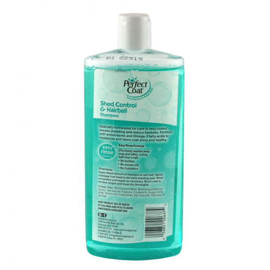 8in1 Perfect Coat Shed Control & Hairball Shampoo Cat Shampoo 8in1 Perfect Coat Shed Control & Hairball Shampoo Cat Shampoo