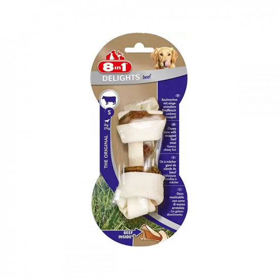 8in1 Delights Dental Beef Bone For Cleaning Dog Teeth With Beef 8in1 Delights Dental Beef Bone For Cleaning Dog Teeth With Beef