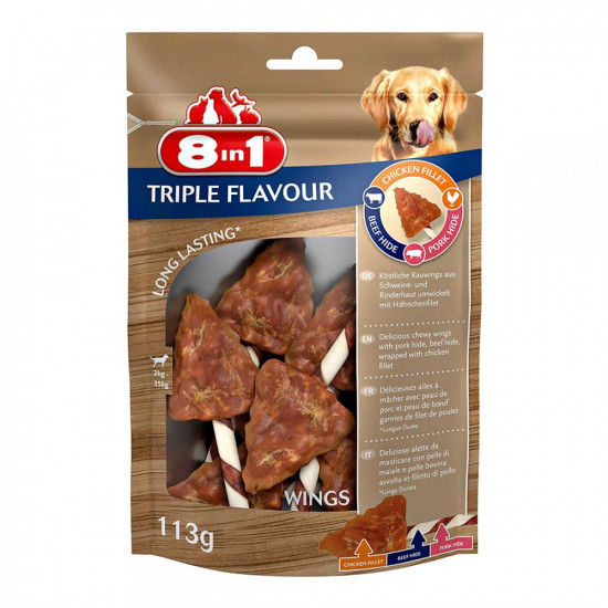 8in1 Triple Flavor Wings Dog Treats Triple Flavor Wings 8in1 Triple Flavor Wings Dog Treats Triple Flavor Wings