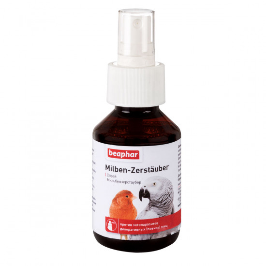 Beaphar Milben-Zerstauber Спрей для птиц от кожных паразитов Beaphar Milben-Zerstauber Спрей для птиц от кожных паразитов