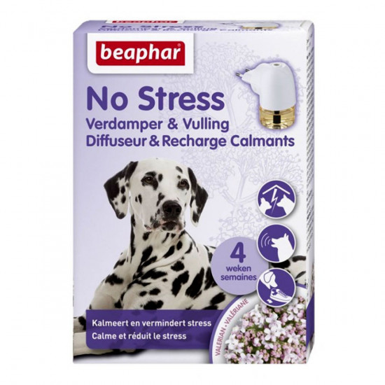 Beaphar No Stress Verdamper & Vulling Комплект з дифузором для собак Beaphar No Stress Verdamper & Vulling Комплект з дифузором для собак