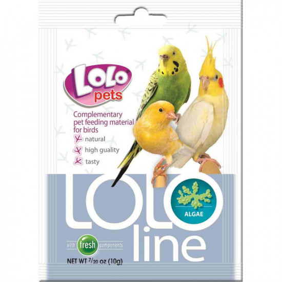 Lolo Pets LoloLine Algae Кормовая добавка для птиц Морские водоросли Lolo Pets LoloLine Algae Кормовая добавка для птиц Морские водоросли