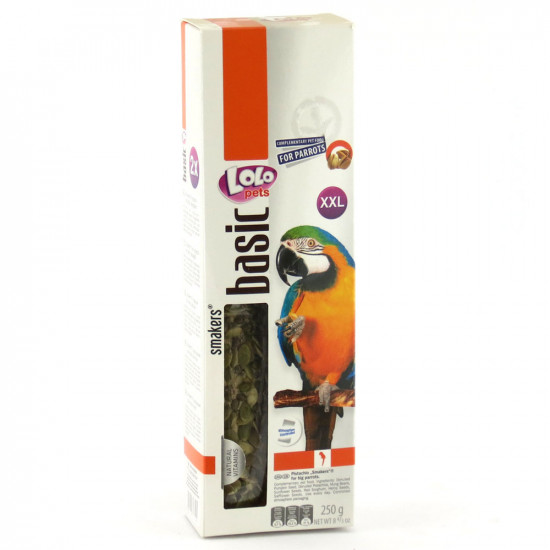 LoLo Pets Smakers BIG PARROTS Treats for large parrots with pistachios LoLo Pets Smakers BIG PARROTS Treats for large parrots with pistachios