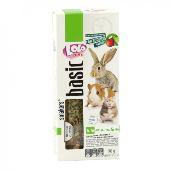 LoLo Pets Smakers for RODENTS Treats for rodents and rabbits with apple LoLo Pets Smakers for RODENTS Treats for rodents and rabbits with apple