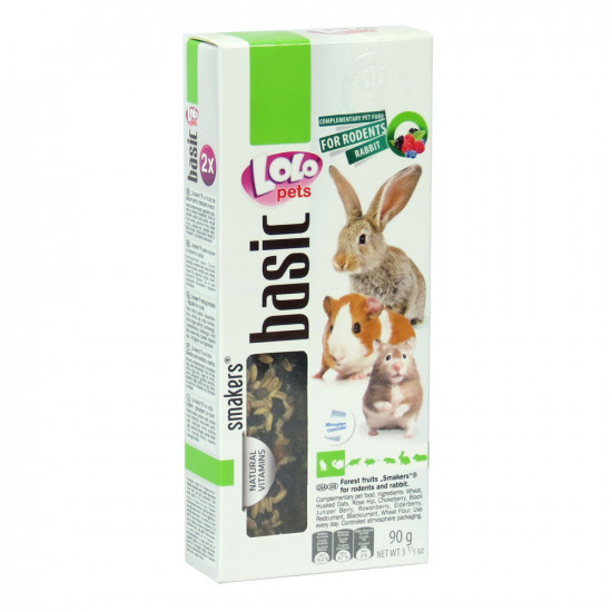 LoLo Pets Smakers for RODENTS Treats for rodents and rabbits with wild berries LoLo Pets Smakers for RODENTS Treats for rodents and rabbits with wild berries