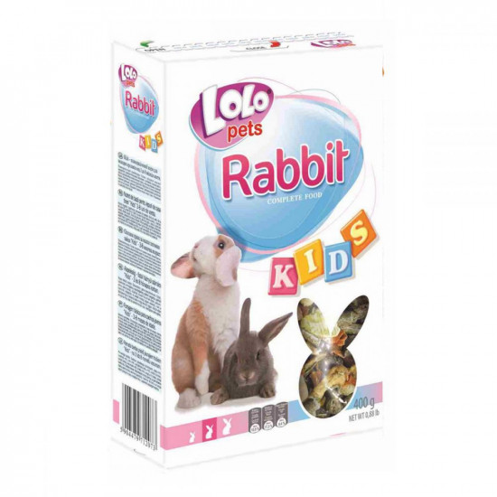 LoLo Pets Rabbit Kids Food for young rabbits from 3 to 8 months LoLo Pets Rabbit Kids Food for young rabbits from 3 to 8 months
