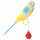 Bird Toy Trixie Parakeet for Perch Plastic Parrot Bird Toy Trixie Parakeet for Perch Plastic Parrot