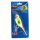 Bird Toy Trixie Parakeet for Perch Plastic Parrot Bird Toy Trixie Parakeet for Perch Plastic Parrot