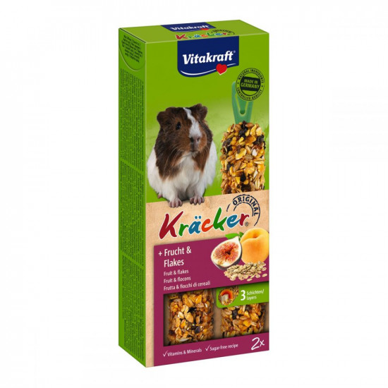 Vitakraft Kracker Guinea pig treats with fruit and cereal Vitakraft Kracker Guinea pig treats with fruit and cereal