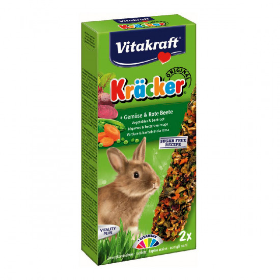 Vitakraft Kracker Rabbit Treats with Vegetables Vitakraft Kracker Rabbit Treats with Vegetables